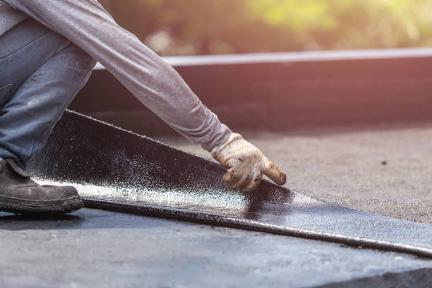 Professional Emergency Waterproofing technician working in Alexandria, IN